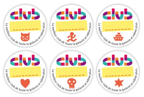 CLUB badges